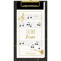 Notizblock - TO DO Liste "All about music"