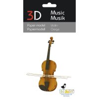 3D-Papiermodell "Violine"