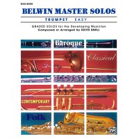 Belwin Master Solos - Trumpet  Easy Vol. 1 Solo Book