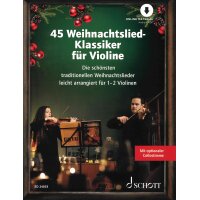 45 Weihnachtslied-Klassiker für Violine