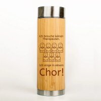 Bio-Bambus Thermoskanne "Chor"