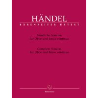 Händel, G.F. - Sämtliche Sonaten für Oboe...