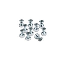 10er-Pack Powermagnete K+M verzinkt