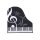 Mauspad Grand Piano