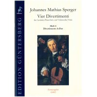 Sperger, J.M. - Vier Divertimenti - Heft 4