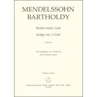 Mendelssohn Bartholdy, Felix - Richte mich, Gott