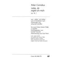 Cornelius, Peter - Liebe, dir ergeb’ ich mich op. 18,1, 1872