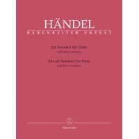Händel, G.F. - Elf Sonaten für Flöte und...