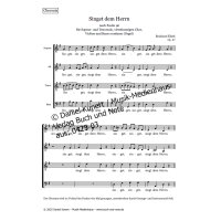 Kluth, Reinhard - Singet dem Herrn op. 47 - Digitale Ausgabe