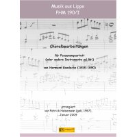 Goedecke, Hermann - Choralbearbeitungen