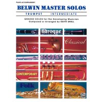 Belwin Master Solos - Trumpet  Intermediate Vol. 1 Klavierbegleitung