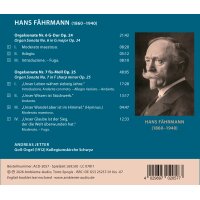 Hans Fährmann: Orgelsonaten Nr. 6 & 7