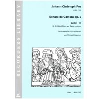 Pez, J.C. - Sonate da Camera a tre op. 2 - Suite I-III