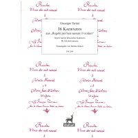 Tartini, Giuseppe - 36 Kadenzen aus „Regole per ben suonar il violino“