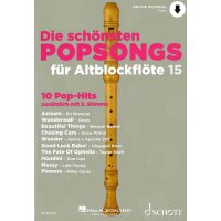 Die schönsten Popsongs für Alt-Blockflöte