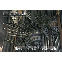 Klappkarte "Eine Fanfare"