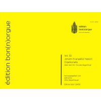 Habert, J.E. - Orgelsonate über den VIII. Ton des...