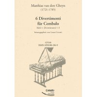 Gheyn, Matthias van den - 6 Divertimenti - Heft 1