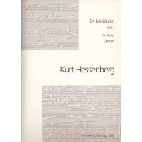 Hessenberg, Kurt - 64 Miniaturen für Klavier op. 94...