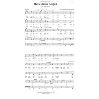 Mendelssohn-Bartholdy, Felix - Hebe deine Augen