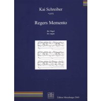 Schreiber, Kai - Regers Memento op. 13