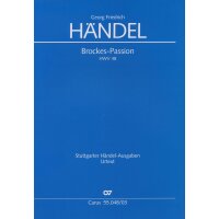 Händel, G.F. - Brockes-Passion - Klavierauszug