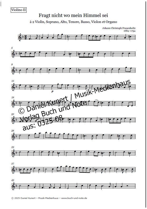 - Violine 2