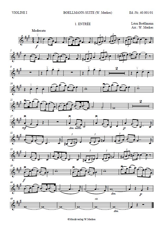 - Violine 1