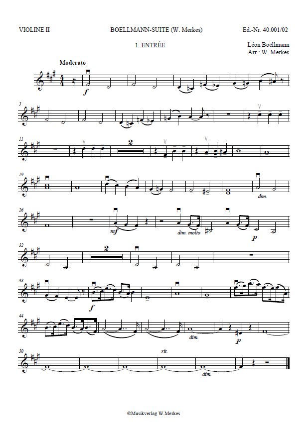 - Violine 2