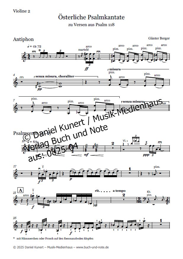 - Violine 2
