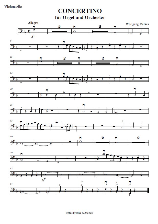 - Violoncello