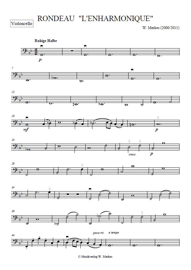 - Violoncello