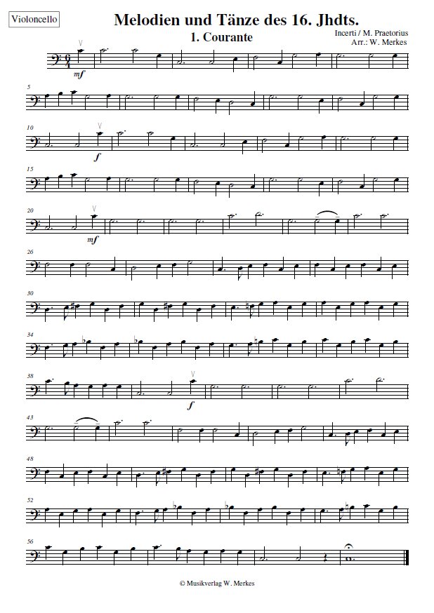 - Violoncello