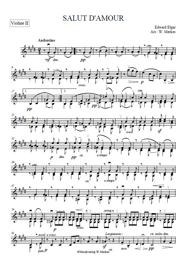 - Violine 2
